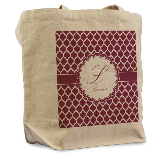 Custom Moroccan Reusable Cotton Grocery Bag (Personalized)