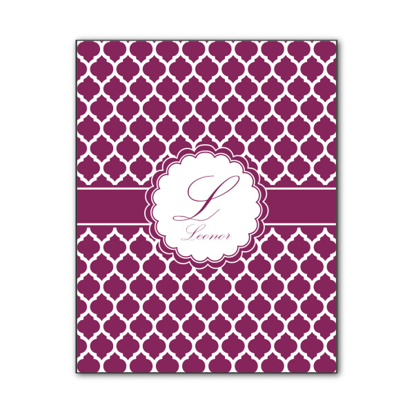 Custom Moroccan Wood Print - 11x14 (Personalized)