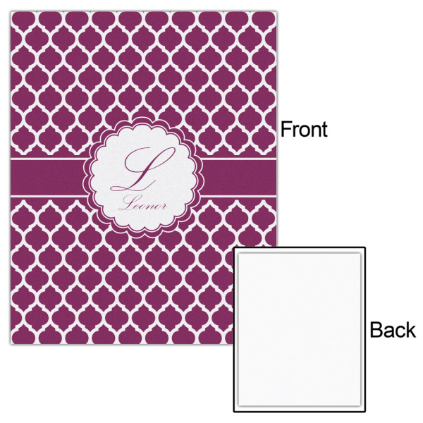 Custom Design - 16x20 - Matte Poster - Front & Back