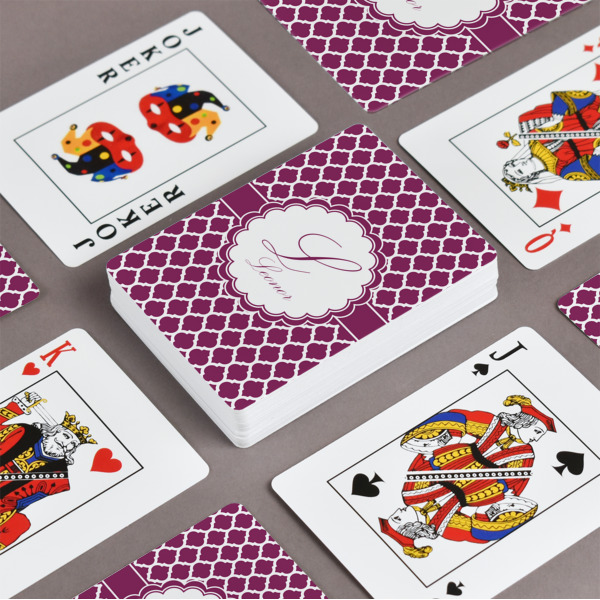 Custom Design - Playing Cards - Front & Back View