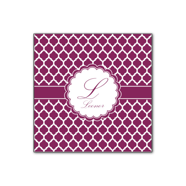 Custom Moroccan Wood Print - 12x12 (Personalized)