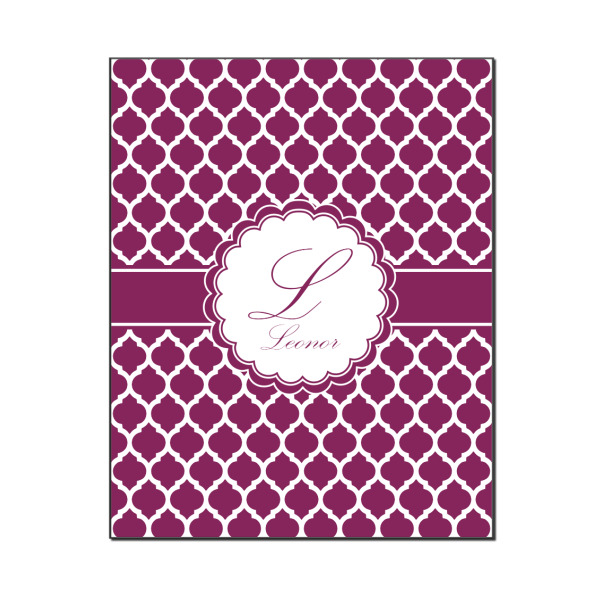 Custom Moroccan Wood Print - 16x20 (Personalized)