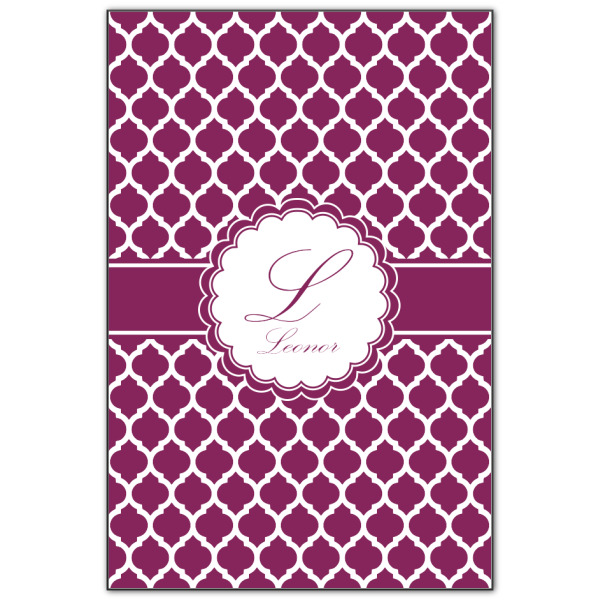 Custom Moroccan Wood Print - 20x30 (Personalized)