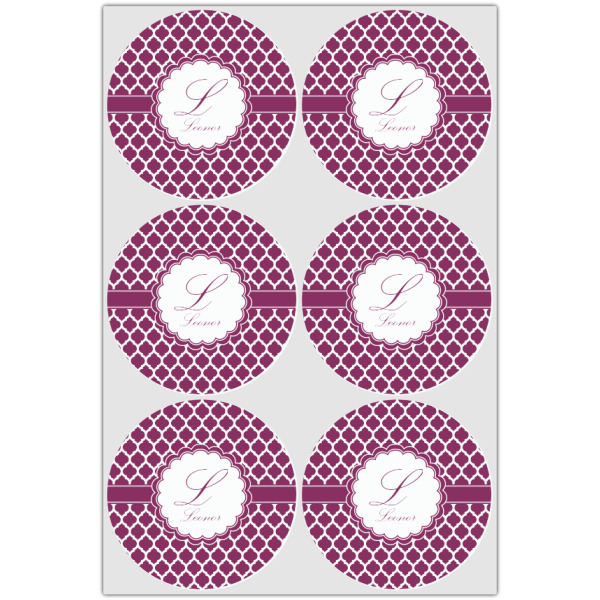 Custom Design - Drink Topper - Large - Set of 6