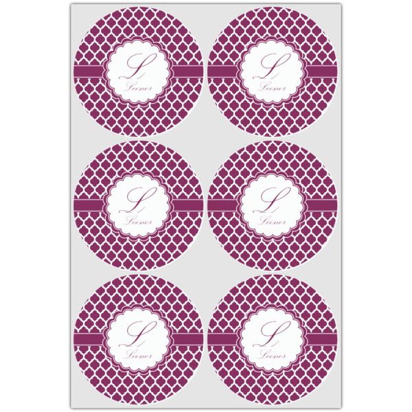 Custom Design - Drink Topper - XLarge - Set of 6