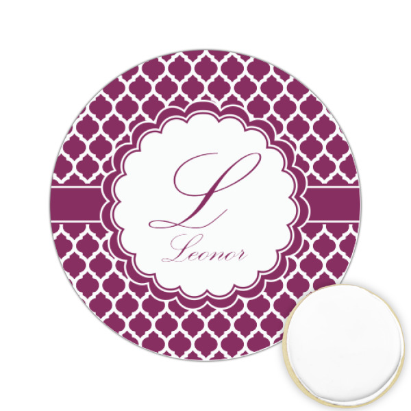 Custom Moroccan Printed Cookie Topper - 2.15" (Personalized)