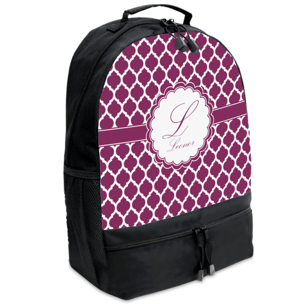 Custom Moroccan Backpacks - Black (Personalized)