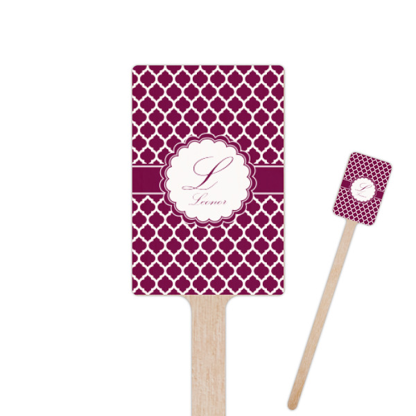 Custom Moroccan Rectangle Wooden Stir Sticks (Personalized)
