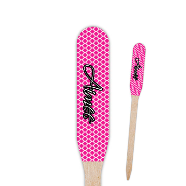 Custom Moroccan Paddle Wooden Food Picks (Personalized)
