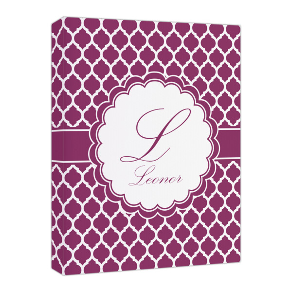 Custom Moroccan Canvas Print - 16x20 (Personalized)