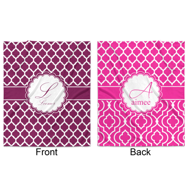 Custom Design - Minky Blanket - 50"x60" - Double Sided - Front & Back