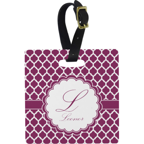 Custom Design - Personalized Square Luggage Tag