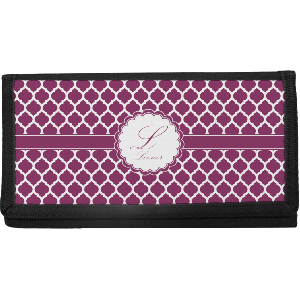 Custom Moroccan Canvas Checkbook Cover (Personalized)