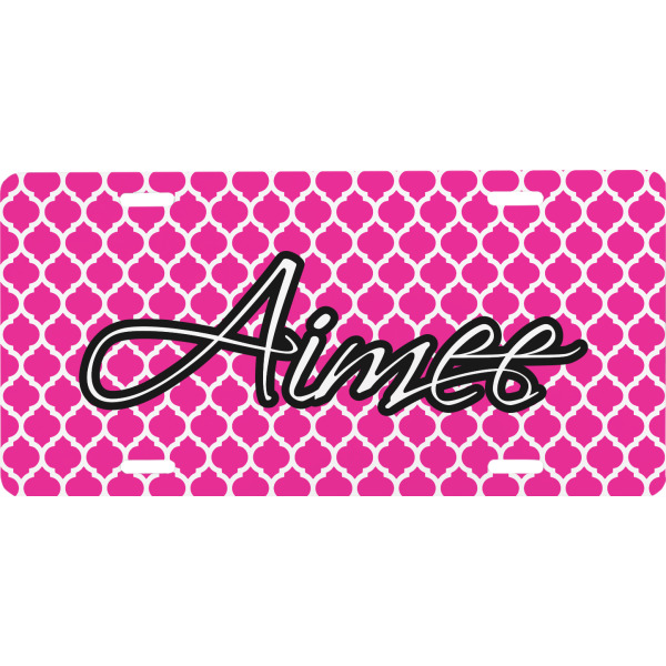 Custom Moroccan Front License Plate (Personalized)