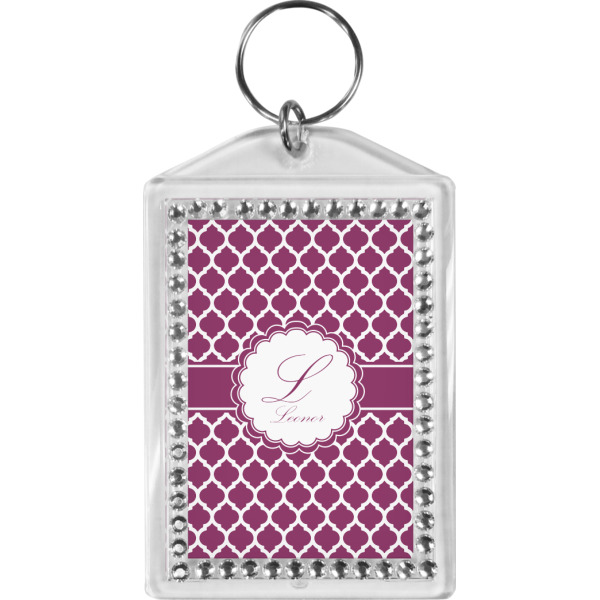 Custom Moroccan Bling Keychain (Personalized)