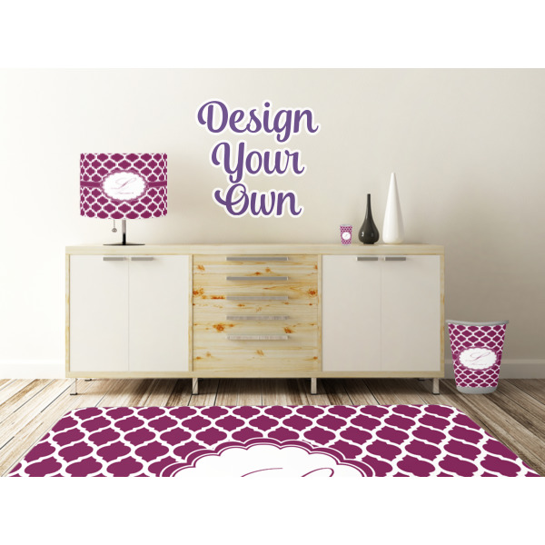 Custom Design - Wall Graphic Decal Wooden Desk