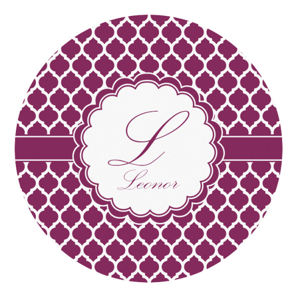 Custom Moroccan Round Decal (Personalized)