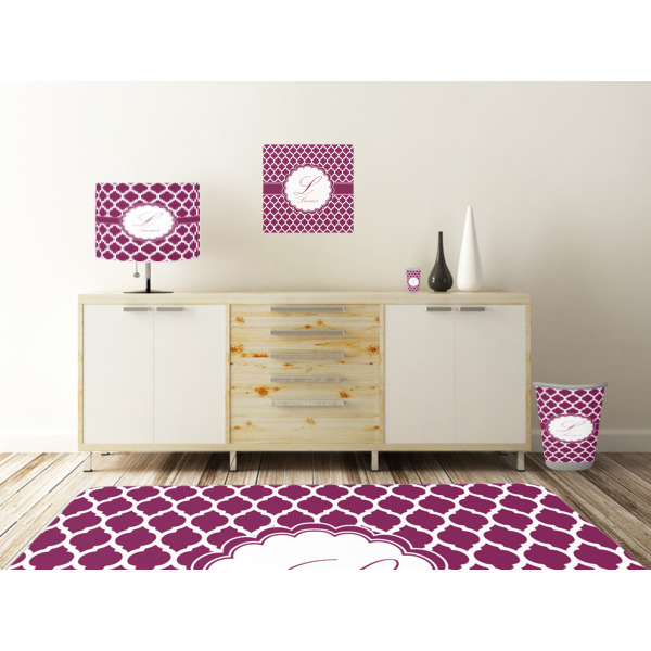 Custom Design - Square Wall Decal Wooden Desk
