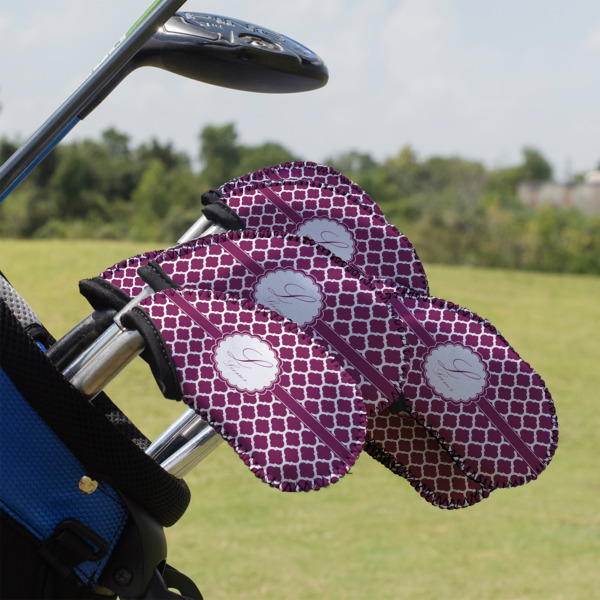 Custom Design - Golf Club Cover - Set of 9 - On Clubs