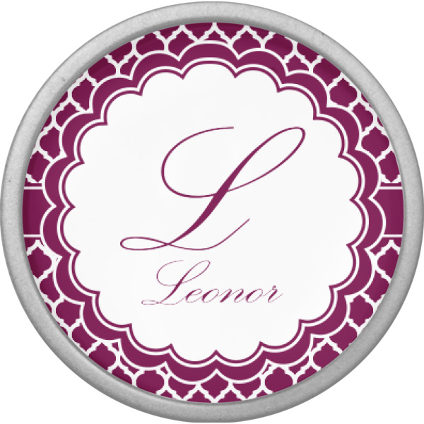 Custom Design - Cabinet Knob - Nickel - Front