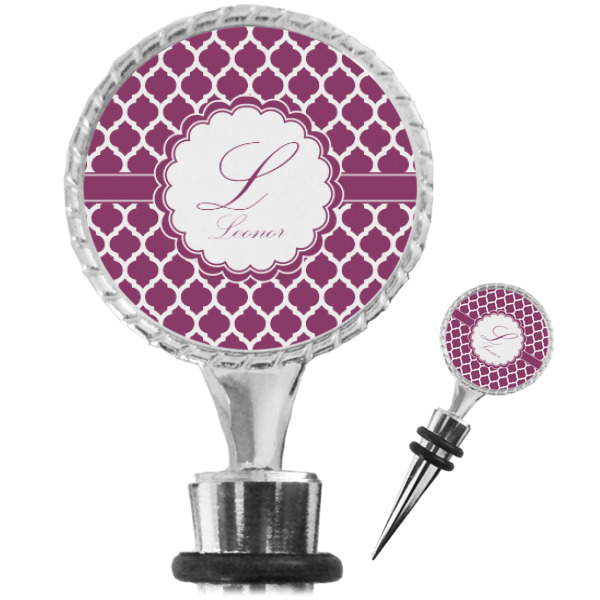 Custom Moroccan Wine Bottle Stopper (Personalized)