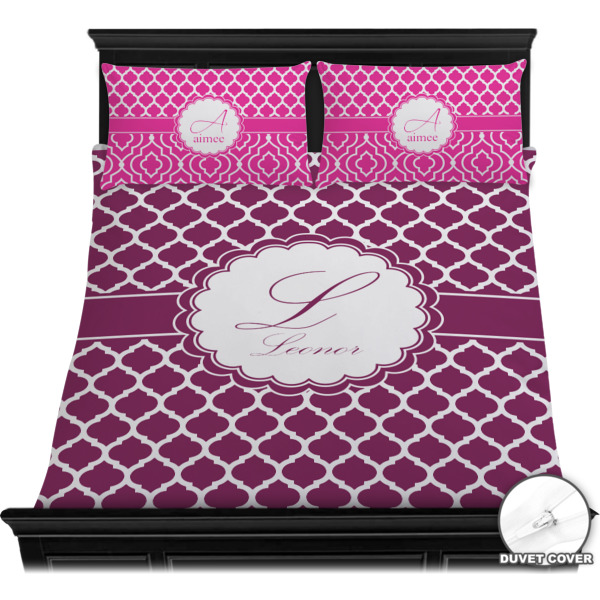 Custom Design - Bedding Set - Queen - Duvet - On Bed