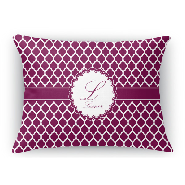 Custom Moroccan Rectangular Throw Pillow Case (Personalized)