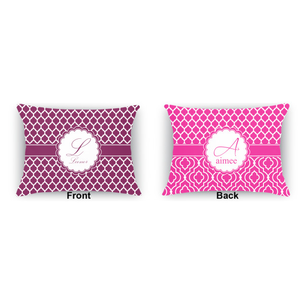 Custom Design - Outdoor Rectangular Throw Pillow (Front and Back)