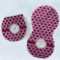 Moroccan Burp Pads - Velour - Set of 2 w/ Name and Initial