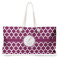 Moroccan Large Tote Bag with Rope Handles (Personalized)