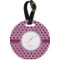 Moroccan Plastic Luggage Tag - Round (Personalized)