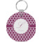 Moroccan Round Plastic Keychain (Personalized)