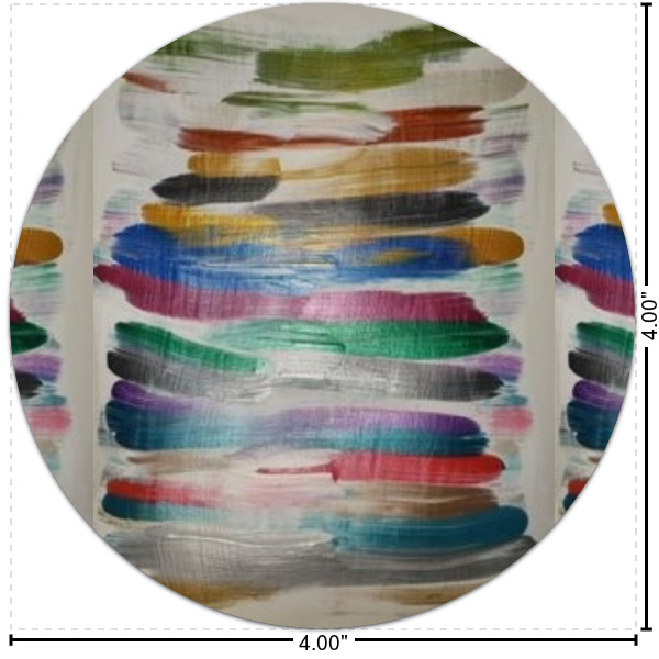 Custom Design Your Own Multipurpose Round Labels - 4"