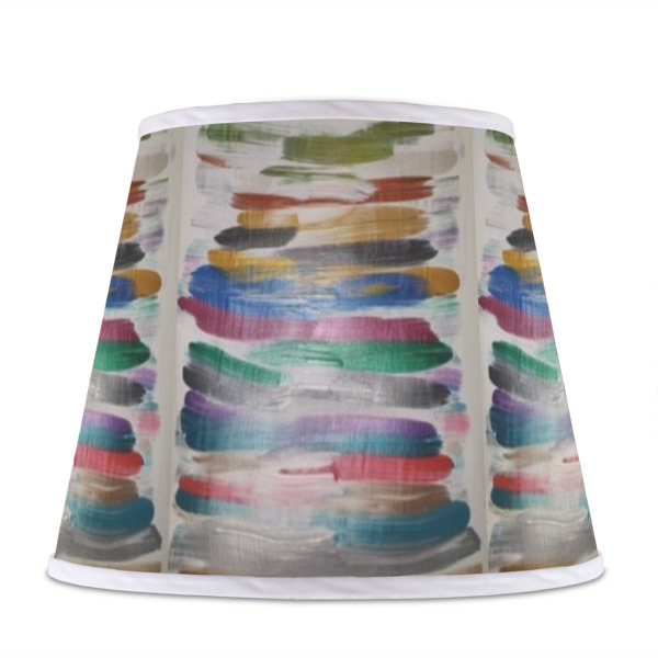 Custom Design - Poly Film Empire Lampshade - Front View