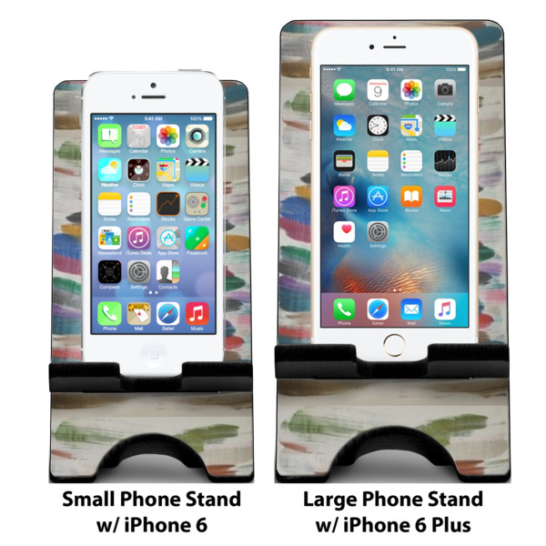 Custom Design - Compare Phone Stand Sizes - with iPhones