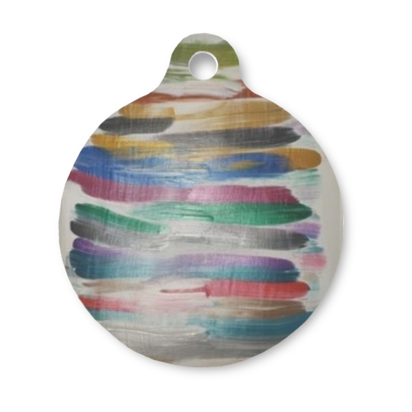 Custom Design Your Own Round Pet ID Tag - Small