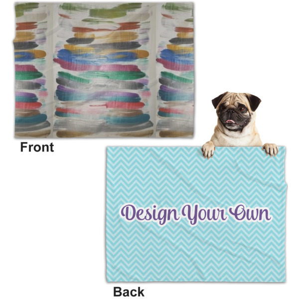 Custom Design - Microfleece Dog Blanket - Regular - Front & Back
