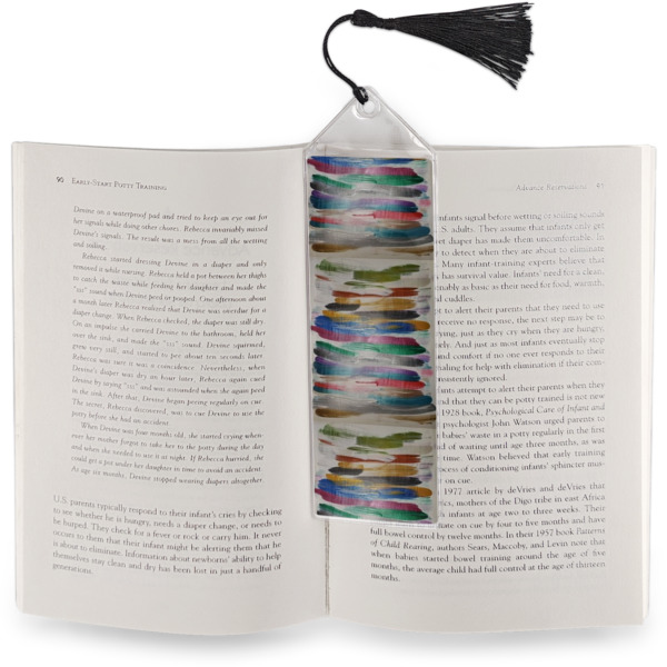 Custom Design - Bookmark w/ Tassel - In Book
