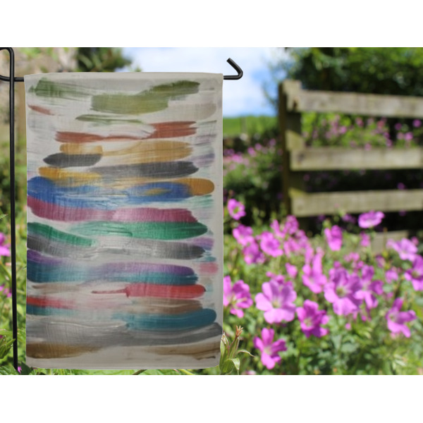 Custom Design - Garden Flag - Outside In Flowers