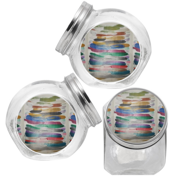 Custom Design - Puppy Treat Jar - Top Left Right