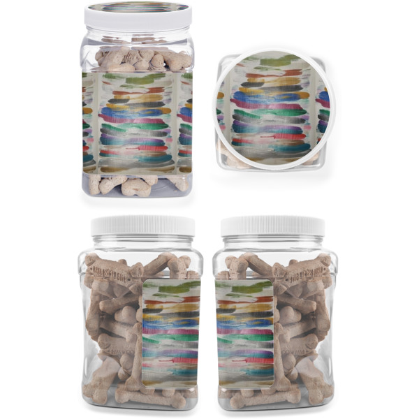 Custom Design - Pet Treat Jar - Multiple Angles