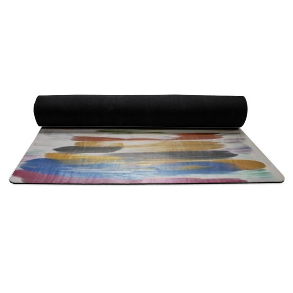 Custom Design - Yoga Mat Rolled up Black Rubber Backing