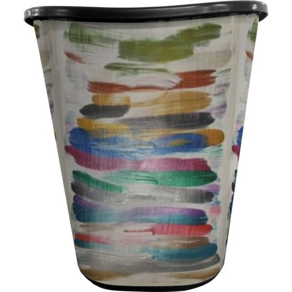 Custom Design - Waste Basket - Black - Front