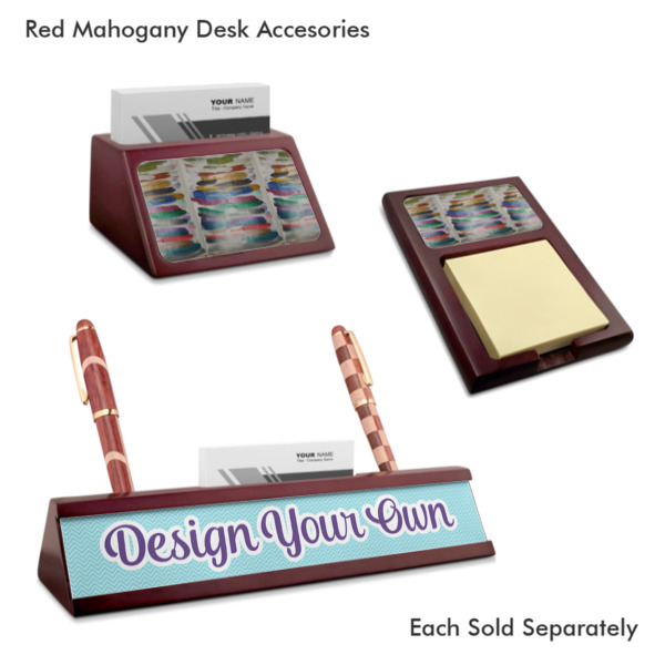 Custom Design - Mahogany Desk Accessories