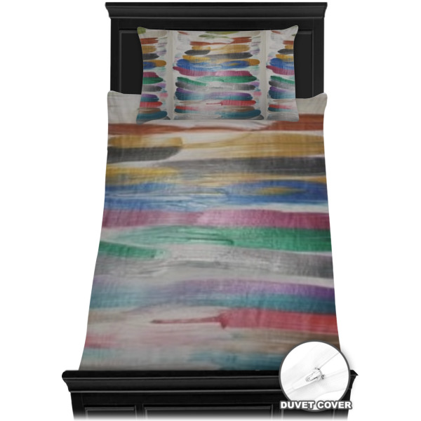 Custom Design - Bedding Set - Twin XL - Duvet - On Bed