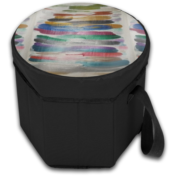 Custom Design - Collapsible Personalized Cooler & Seat (Closed)