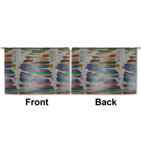 Custom Design - Large Zipper Pouch Approval (Front and Back)