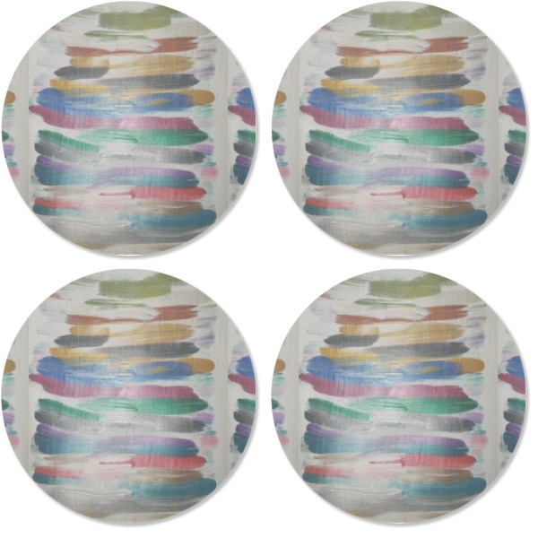 Custom Design - Coaster Round Rubber Back - Apvl