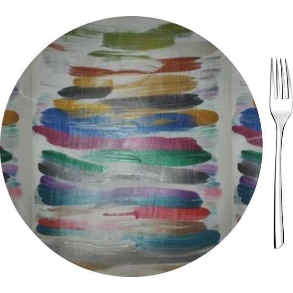 Custom Design Your Own 8" Glass Appetizer / Dessert Plate