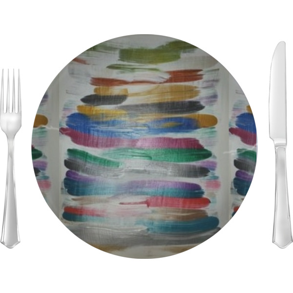 Custom Design Your Own 10" Glass Lunch / Dinner Plate
